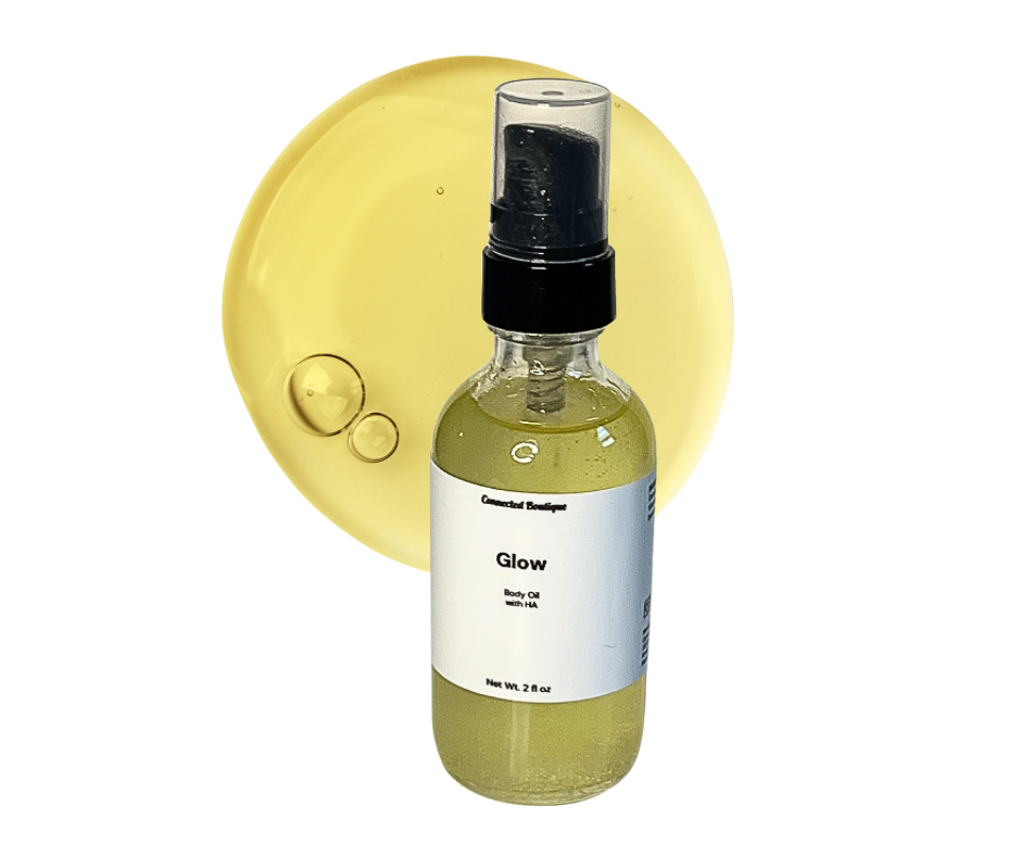 Glow dry perfume body oil scented anti aging fast absorbing hydration