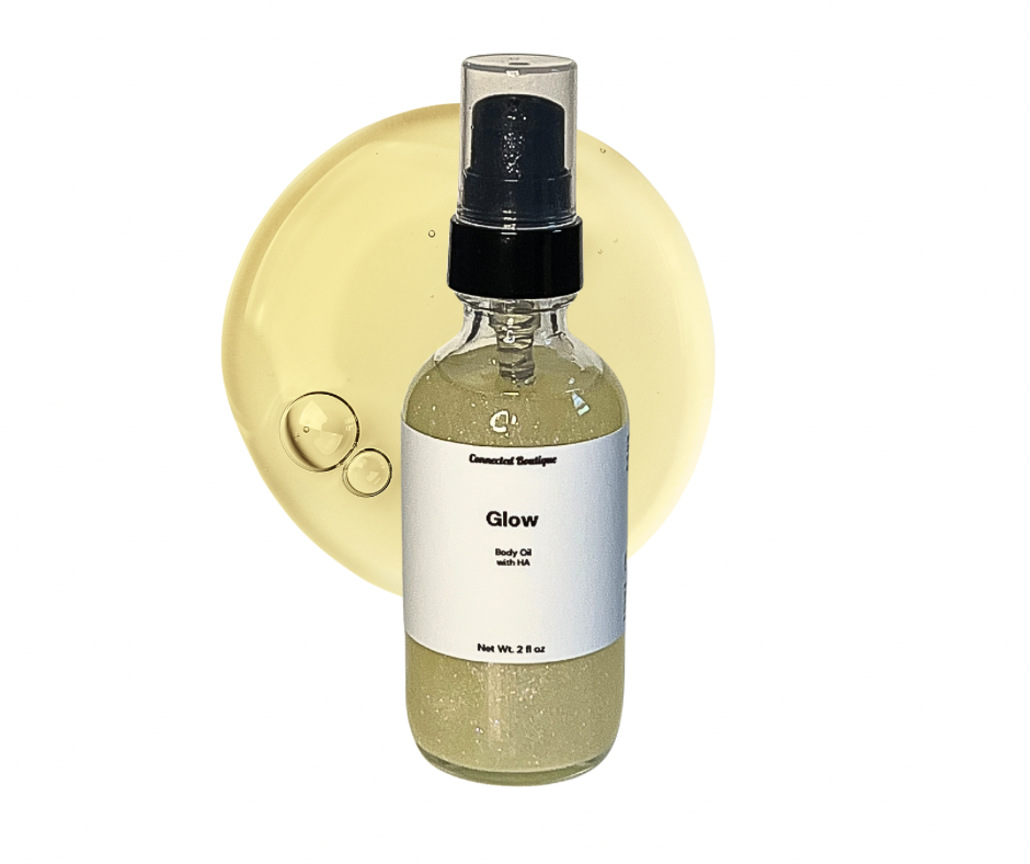 Glow dry perfume body oil scented anti aging fast absorbing hydration