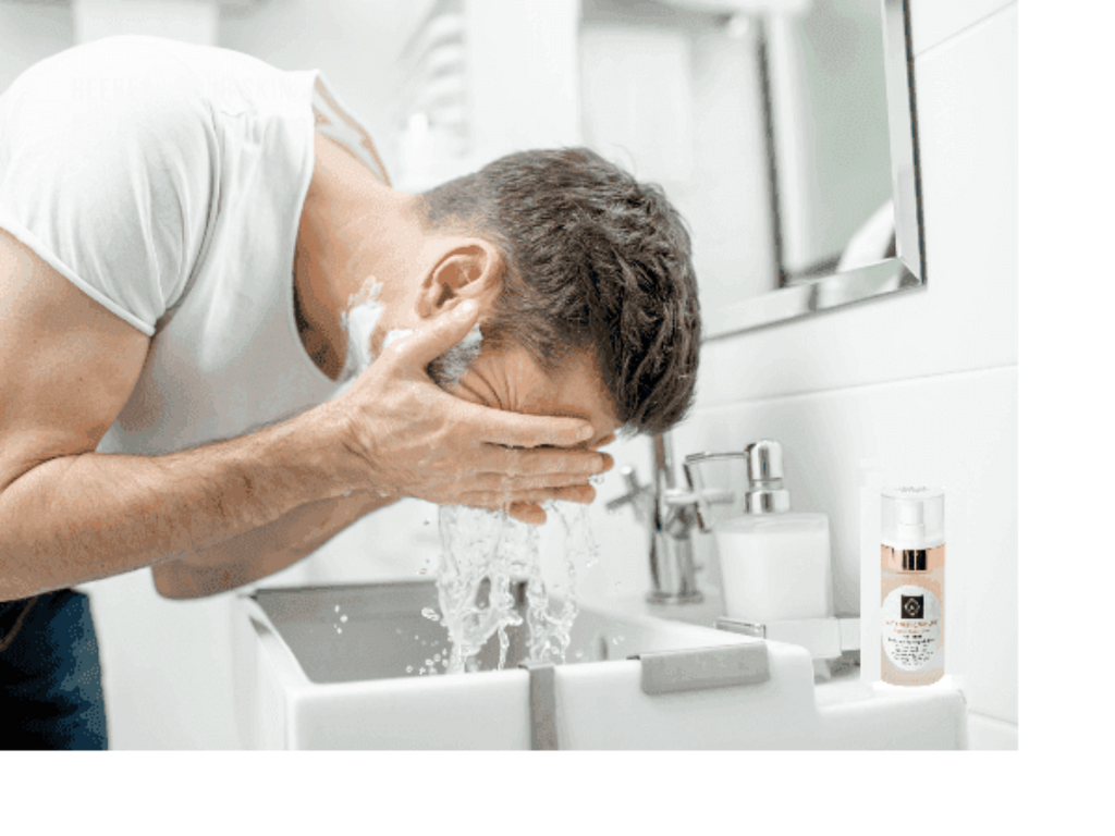 Organic Facial Wash for Dry/Extra Dry Skin - For MEN